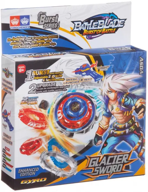 

Волчок Battle blade. Glacier Sword. Asda
