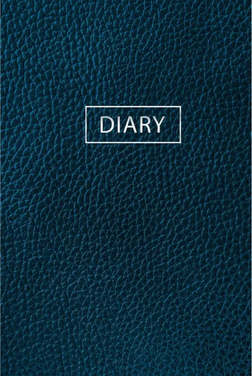 

Ежедневник недатированный Leather. Blue, 128 листов, А5-, Синий