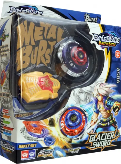 

Волчок Battle blade. Glacier Sword Asda