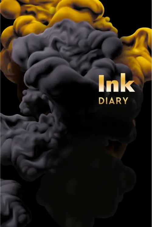 

Ежедневник недатированный Ink diary, 128 листов, А5-, Чёрный