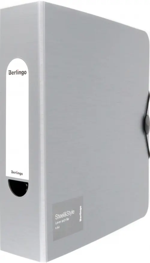 Папка-регистратор Steel Style серебристый металлик 698₽