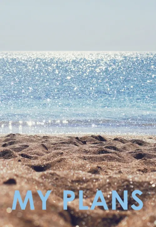 

Ежедневник недатированный Beach, 128 листов, А5, Голубой