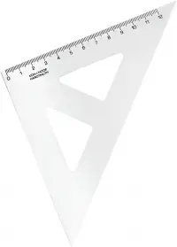 Угольник 45/141, прозрачные, пластиковый