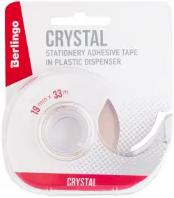 Клейкая лента, 19 мм, кристально-прозрачная