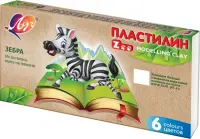 Пластилин Zoo, 6 цветов