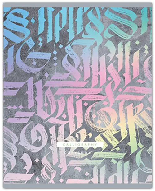 

Тетрадь Calligraphy, 96 листов, линия, в ассортимент