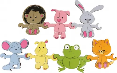 

Настольная игра Карусель-игра. Дружные зверята, Жёлтый