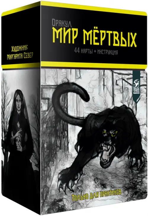 

Оракул мир мертвых, 44 карты + инструкция, Чёрный
