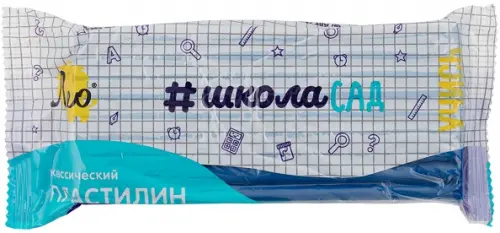 

Пластилин классический Учись, синий, 240 гр