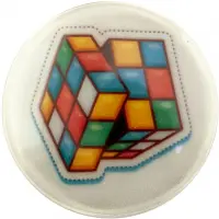 Значок светоотражающий Кубик Рубика