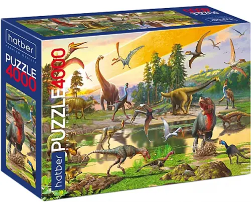 

Puzzle-4000 Эра динозавров, Зелёный