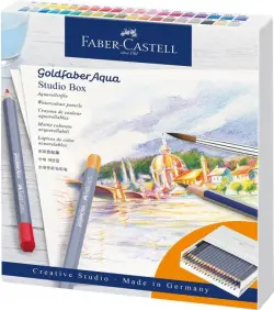 Карандаши цветные акварельные Goldfaber Aqua, 38 цветов