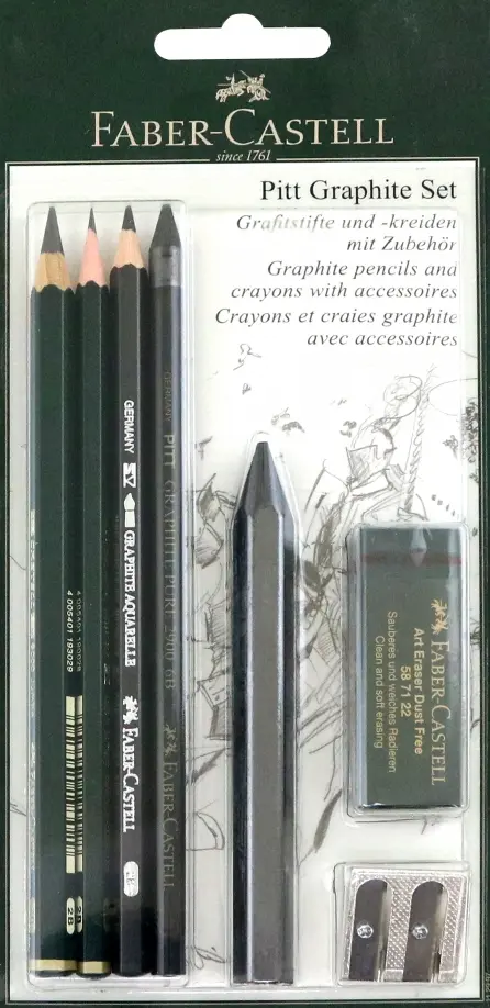

Набор для графики Pitt Graphite, 7 предметов