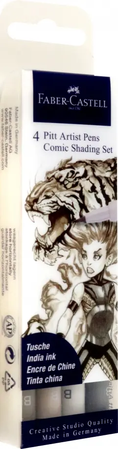 

Ручки капиллярные Comic Brush, 4 штуки