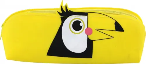 Пенал школьный Тукан 1 отделение без наполнения силикон 287₽