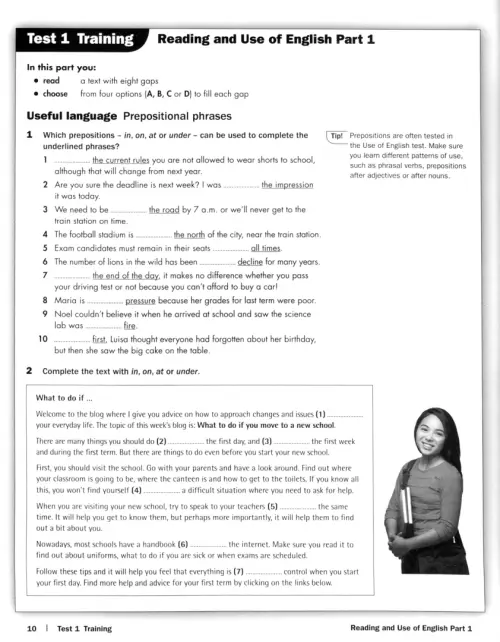 First for Schools. Trainer 2. 6 Practice Tests with Answers and Teacher ...