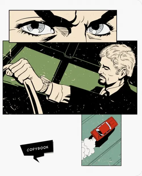 

Тетрадь Comic strip, 48 листов, клетка, А5