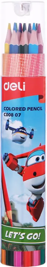 Карандаши цветные Super Wings, 12 цветов