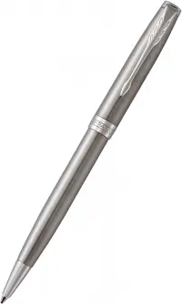 Ручка шариковая автоматическая Sonnet Stainless Steel CT, черная