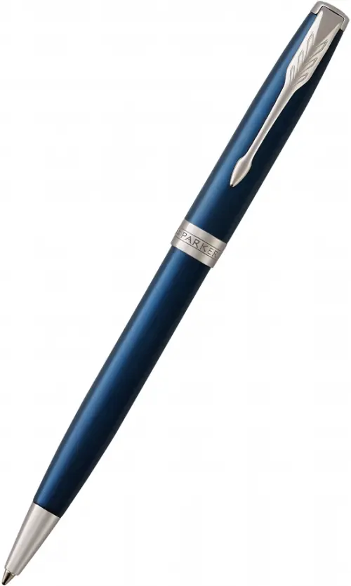 

Ручка шариковая автоматическая Sonnet Subtle Blue CT, черная, Синий