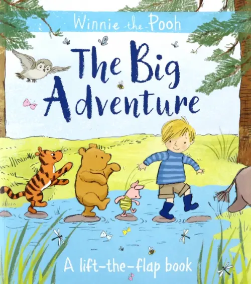 

Winnie-the-Pooh. The Big Adventure. A Lift-the-Flap Book, Голубой