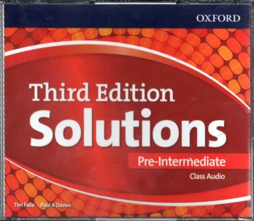

CD-ROM. Solutions. Pre-Intermediate. Class Audio Диски, Красный