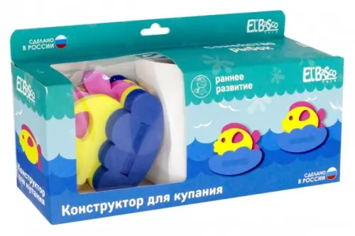 

Игрушка-конструктор для купания. Семейство рыбок, Голубой