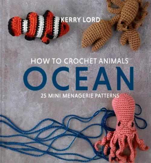 

How to Crochet Animals. Ocean. 25 mini menagerie patterns, Серый