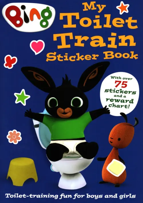 

Bing. My Toilet Train Sticker Book, Синий
