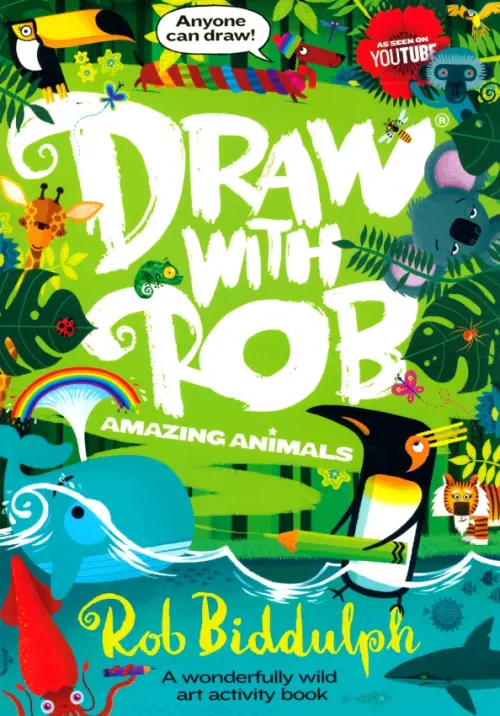 

Draw with Rob. Amazing Animals, Зелёный