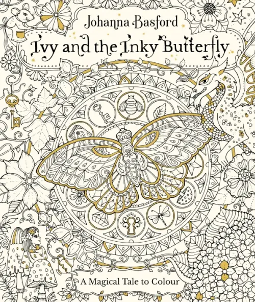 

Ivy and the Inky Butterfly. A Magical Tale to Colour, Белый