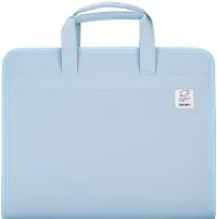 Папка-портфель, А4, 13 отделений, синяя