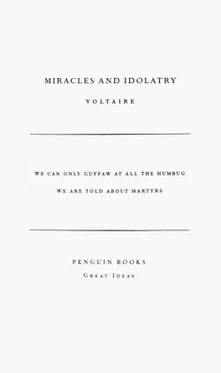 Miracles and Idolatry