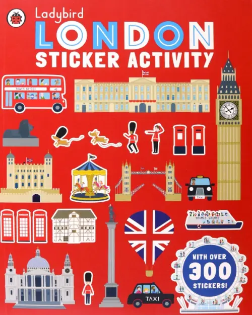 

London. Sticker Activity, Красный
