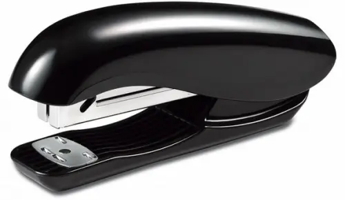 

Степлер black Dolphin 24/6 26/6, 20 листов, черный, Чёрный