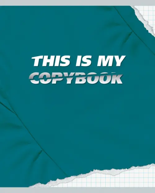 

Тетрадь My Copybook, 96 листов, клетка, А5, Жёлтый