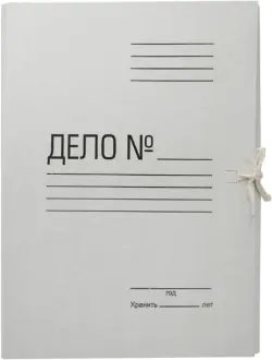 Папка на завязках, белая