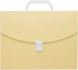 Портфель, A4, желтый