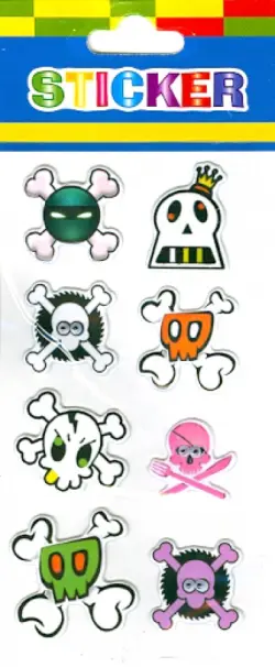 Наклейки детские Eyes Sticker, в ассортименте