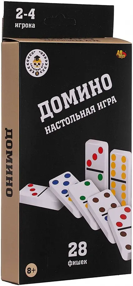 

Игра настольная. Домино, Чёрный