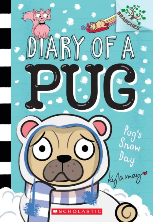 

Pug's Snow Day, Голубой