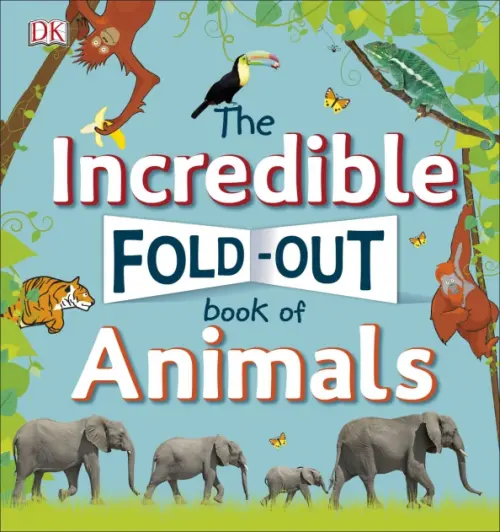 

The Incredible Fold-Out Book of Animals, Голубой
