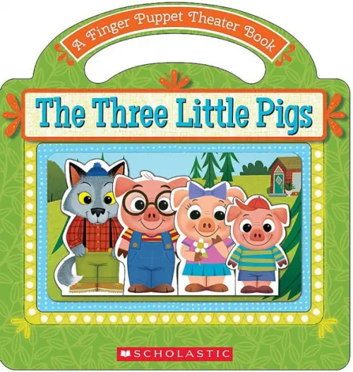

The Three Little Pigs. A Finger Puppet Theater Book, Зелёный