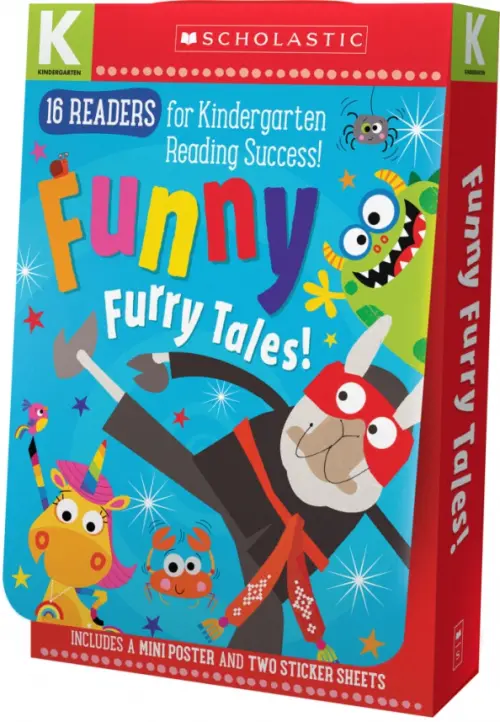 

Funny Furry Tales. Kindergarten A-D Reader Box Set, Красный