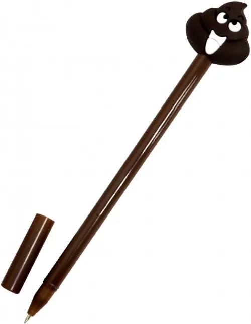 Ручка шариковая масляная Прикол синяя 43₽