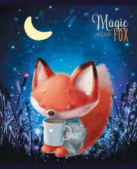 Тетрадь Magic FOX, 48 листов, А5, клетка, в ассортименте