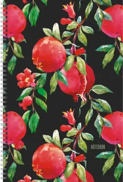 Тетрадь для конспектов Juicy pomegranate, 96 листов, А4, клетка