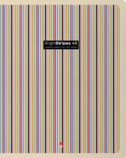 

Тетрадь Stripes , 48 листов, клетка, А5, в ассортименте