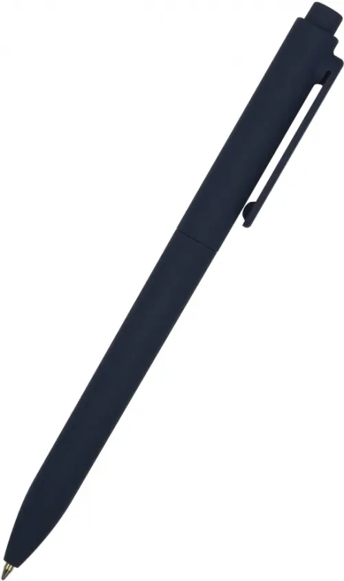 

Ручка шариковая автоматическая SoftClick Original, под персонализацию, синяя, Чёрный