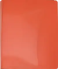 Папка с пружинным скоросшивателем "DeLuxe" красный (DL07PRED)